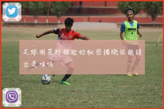 足球明星对称脸的秘密揭晓你能猜出是谁吗