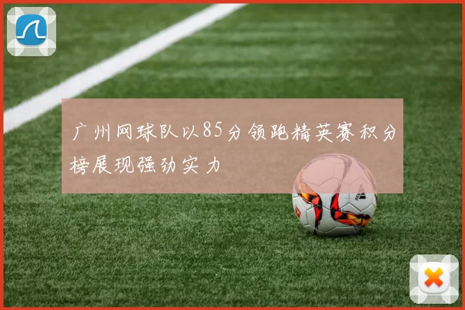 广州网球队以85分领跑精英赛积分榜展现强劲实力