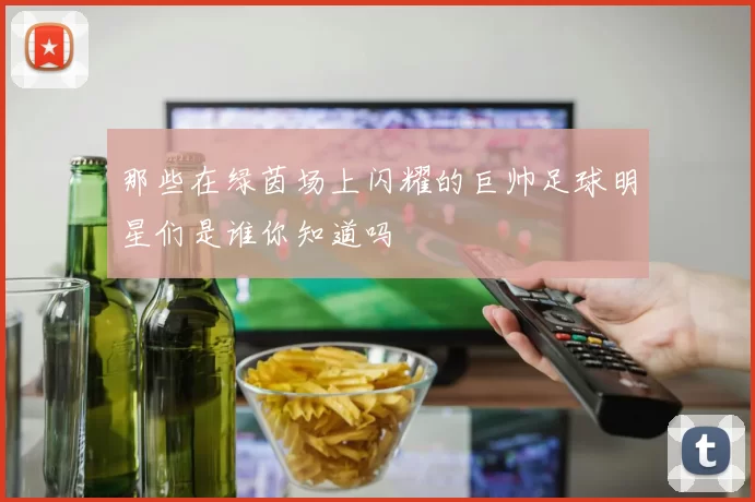 那些在绿茵场上闪耀的巨帅足球明星们是谁你知道吗